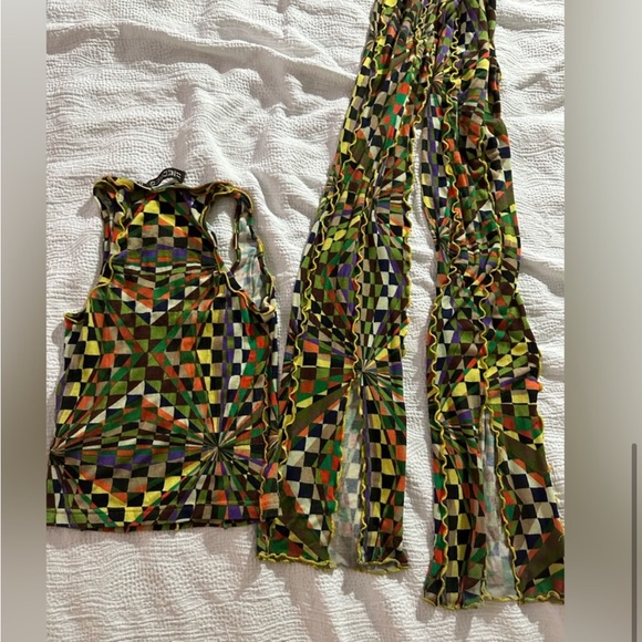 SIEDRES Kaleidoscope Top&Pants Set XS - Picture 7 of 8